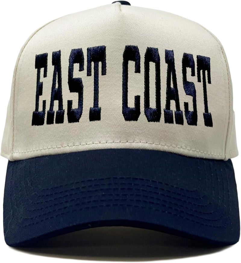 Funky Junque Trucker Hat Women Men 2-Tone Baseball Cap – Vintage Western Style Embroidered Snapback, Premium Cotton Blend - Image 1